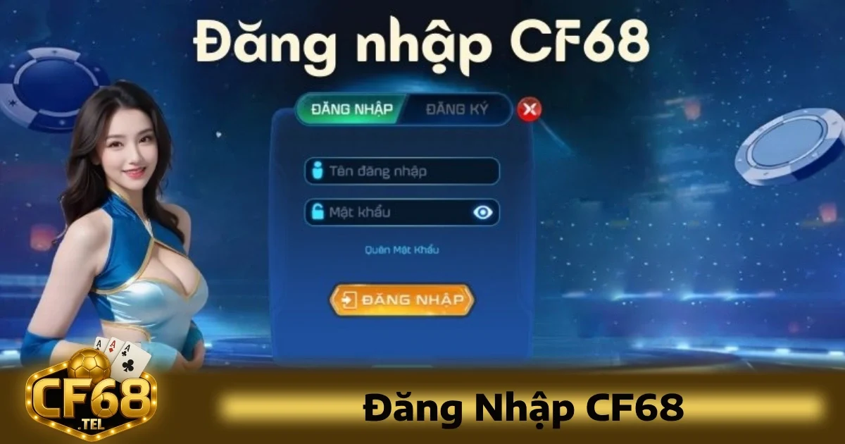Đăng nhập CF68 là quá trình người dùng nhập tên đăng nhập và mật khẩu để truy cập vào nền tảng cá cược