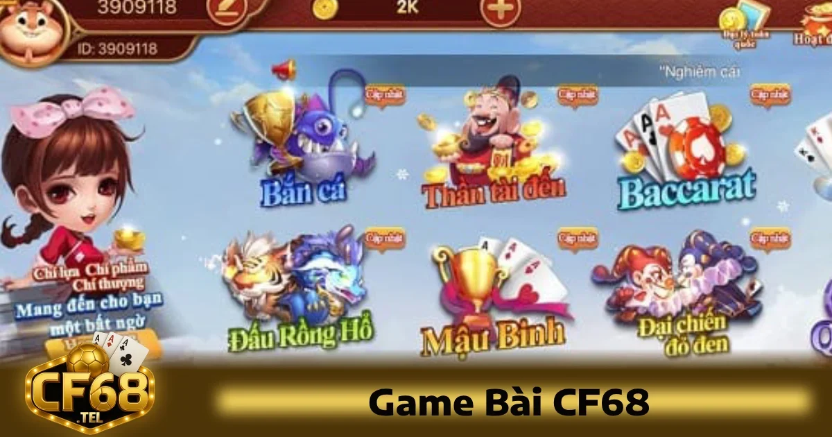 Trong mọi game tại CF68, tính năng bảo mật luôn đặt lên hàng đầu.